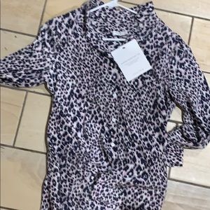 Gorgeous Equipment Blouse. Size S/P . Leopard